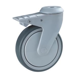 Infant trolley casters bolt hole